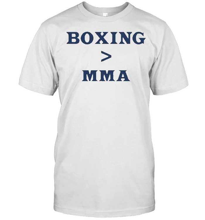 boxing over mma jake Paul shirt