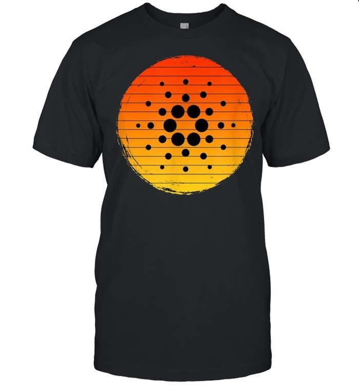 Cardano Crypto Vintage Retro shirt