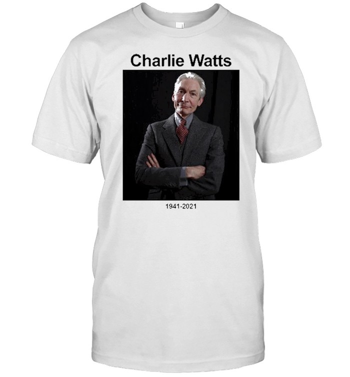 charlie watts rolling stones white shirt