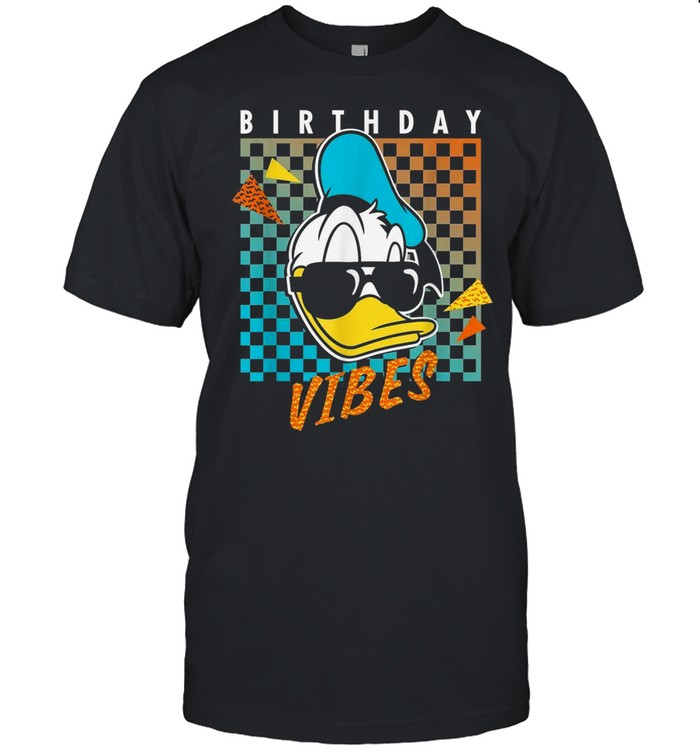 Disney Donald Duck Birthday Vibes 80s shirt