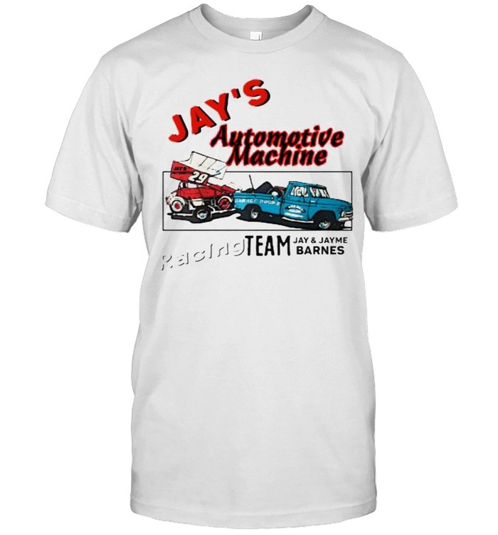 Jays Automotive Machine Jay Jayme Barnes Retro Racing Sprint T-Shirt