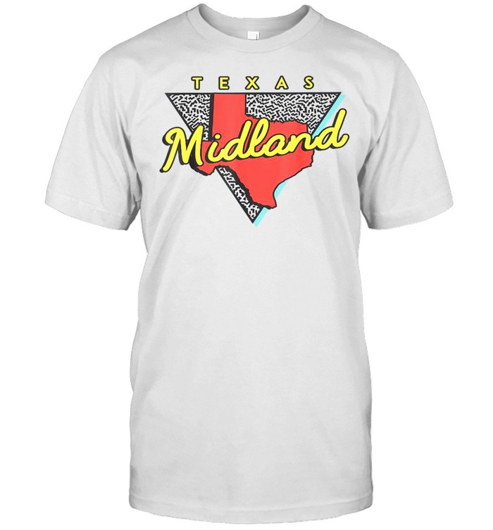 Midland Texas Retro Triangle TX City shirt