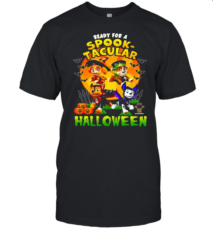 Paw Patrol Ready For Spooktacular Halloween T-shirt
