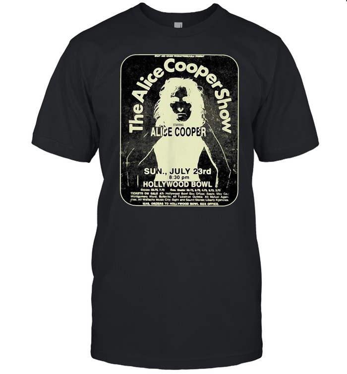 The Alice Cooper Show Alice Cooper Hollywood Bowl Concert T-shirt