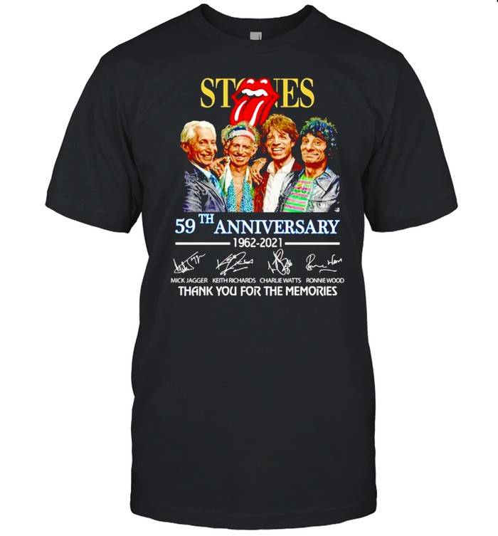 The Rolling Stones 59th Anniversary 1962 2021 shirt