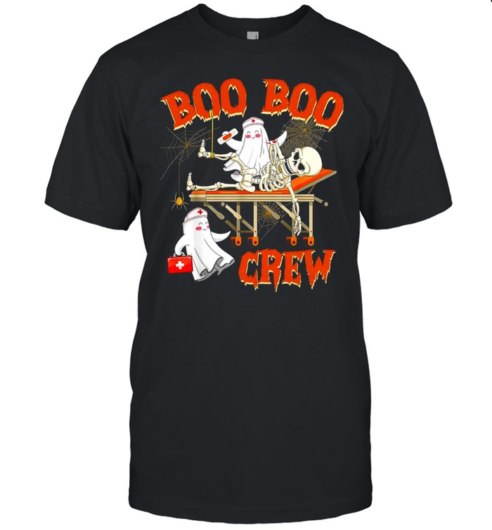 Witch Skeleton Boo Boo Crew Halloween T-shirt