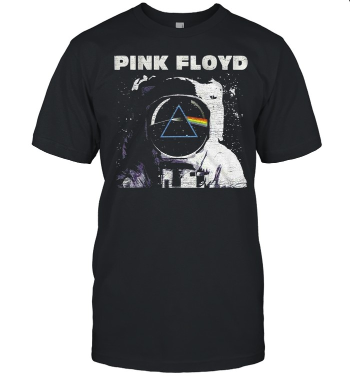 Astronaut Pink Floyd Moon Shirt