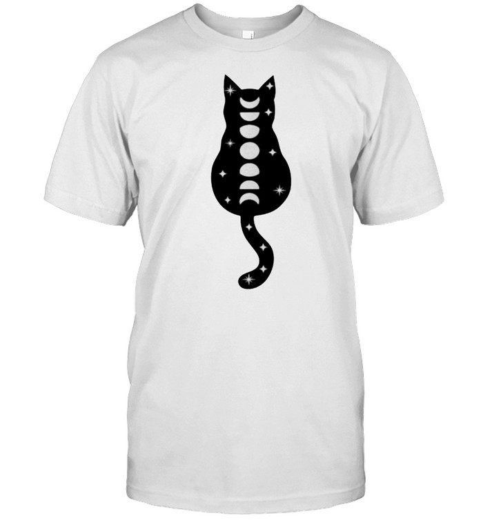 Cosmic cat moon phases shirt