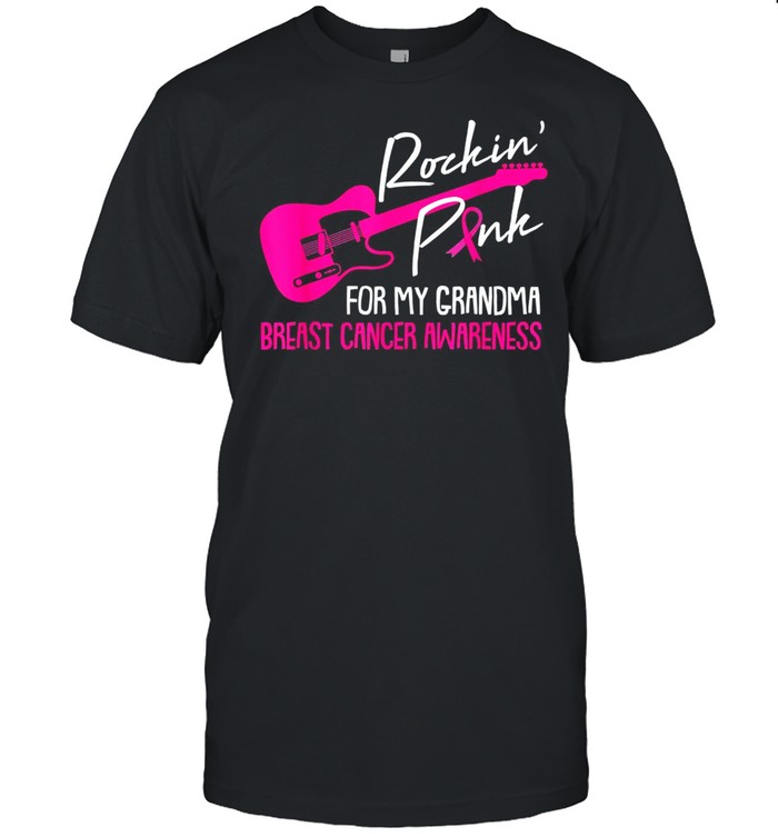 For My Grandma Breast Cancer Awareness Pink Ribbon Warrior shirt