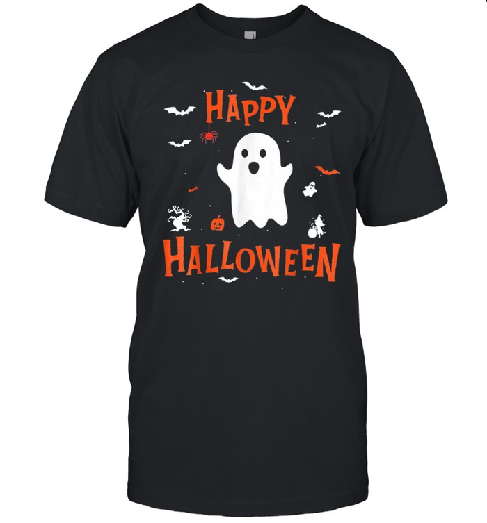 Happy Halloween 2021 Cute Ghost Trick or Treat shirt