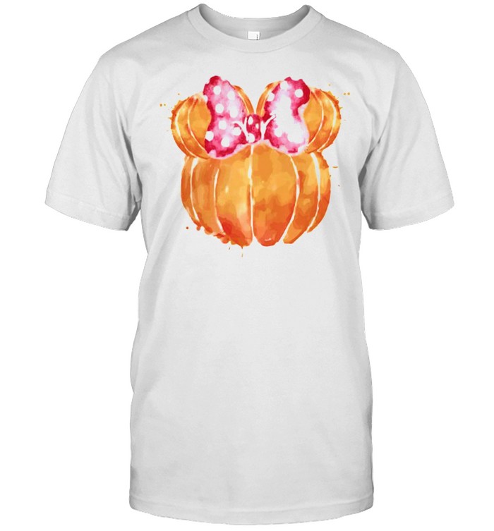 Minnie pumpkin halloween shirt