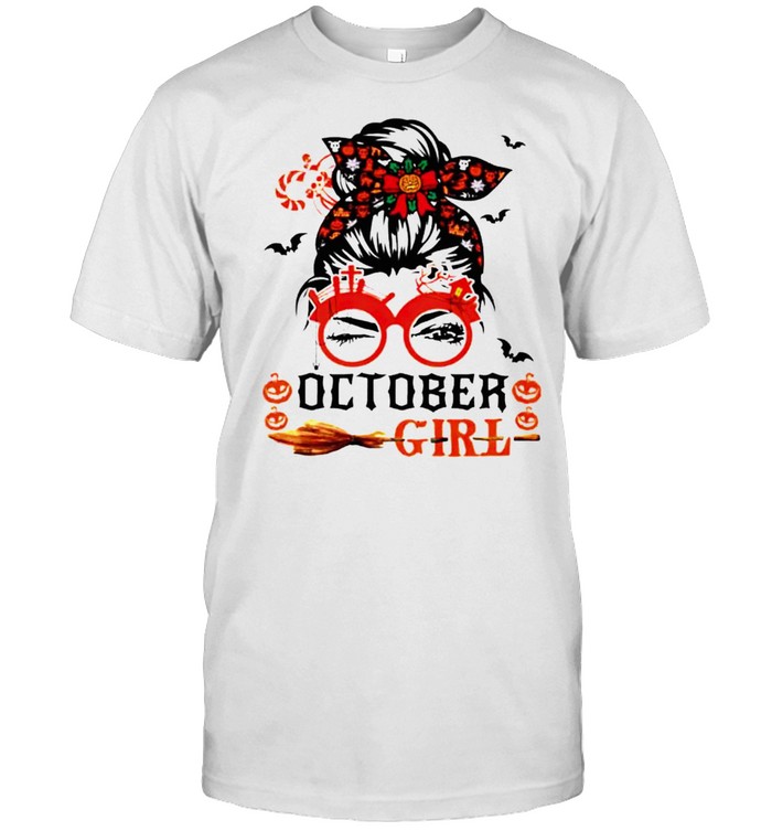 Queens of Halloween October girl shirt