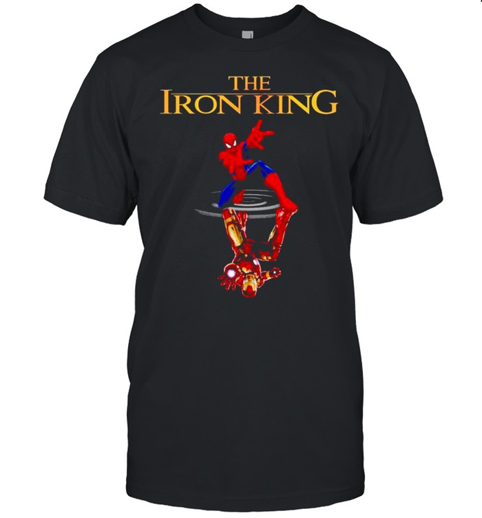 Spider Man water mirror Iron Man the iron king shirt