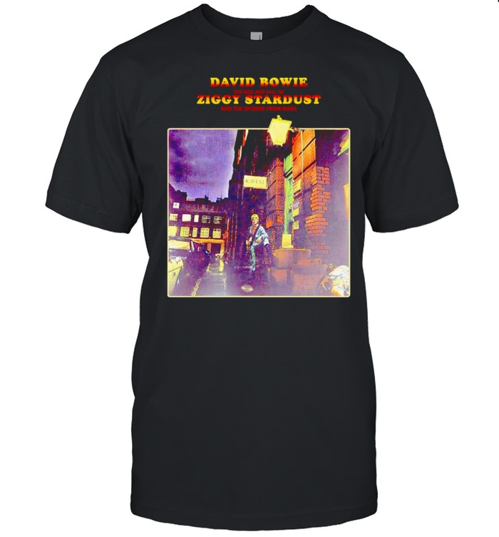 David Bowie the rise and fall of Ziggy Stardust shirt