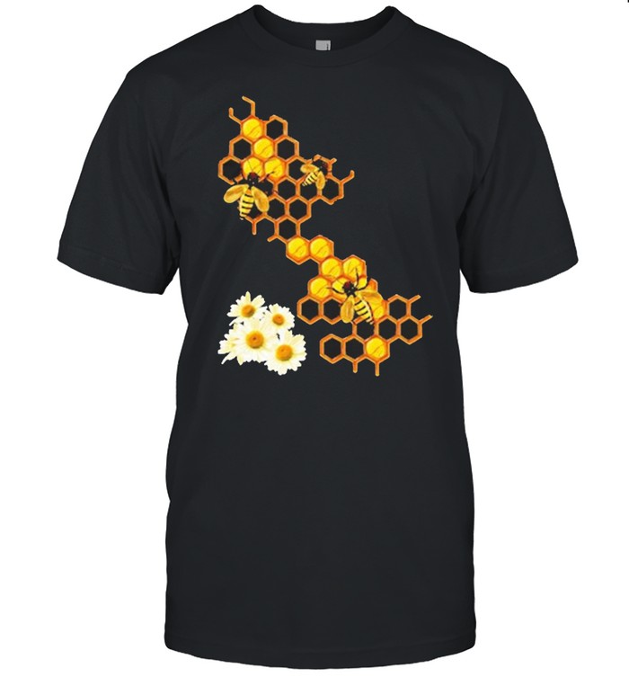 hive honey and flowers shirt