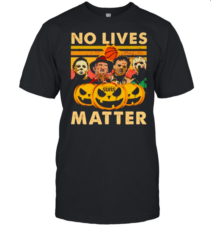 Horror Halloween Phoenix Suns no lives matter shirt