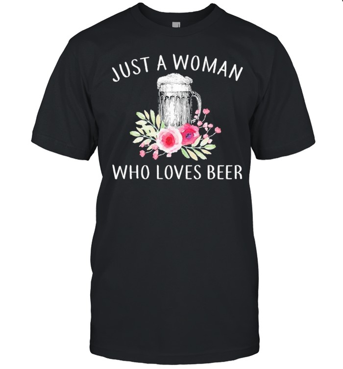 Just a woman who loves Beer shirt Classic Men's T-shirt