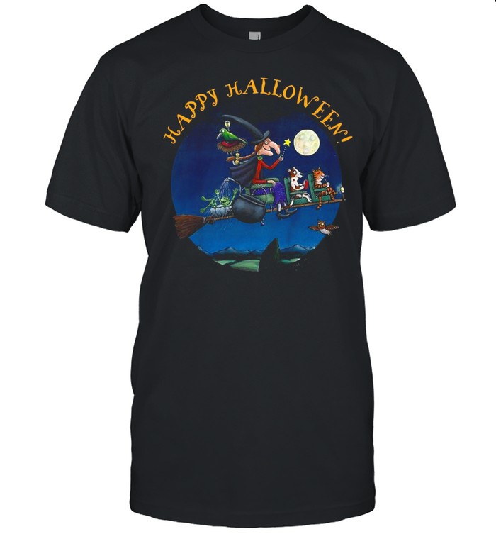 Kids Room On The Broom Happy Halloween T-shirt