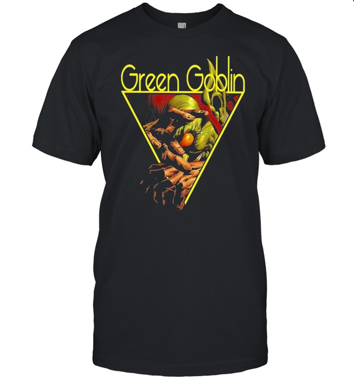 Marvel Green Goblin Triangle Portrait T-shirt