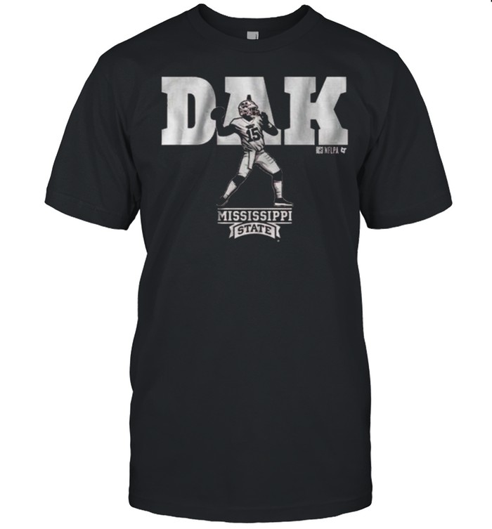 Mississippi State 15 Dak Prescott Shirt