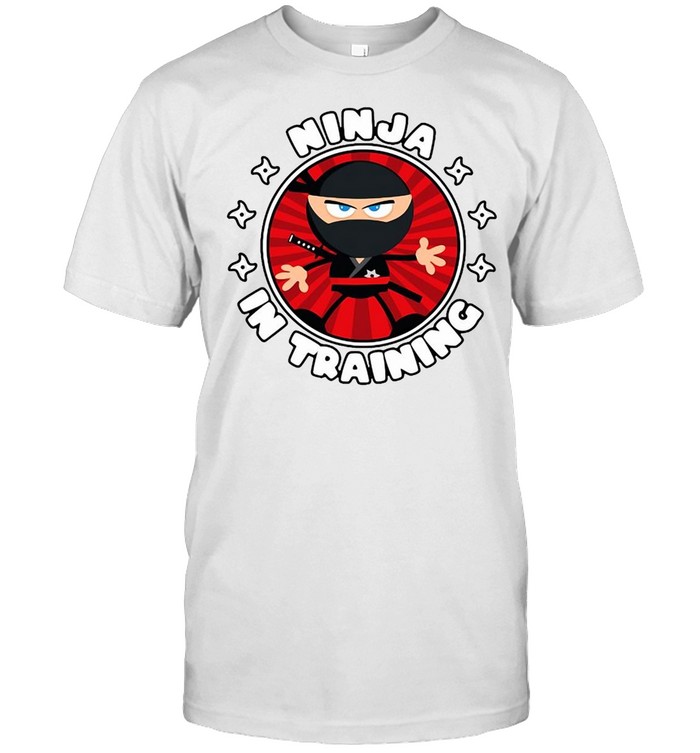 Ninja In Training For American Kids Warrior T-shirt