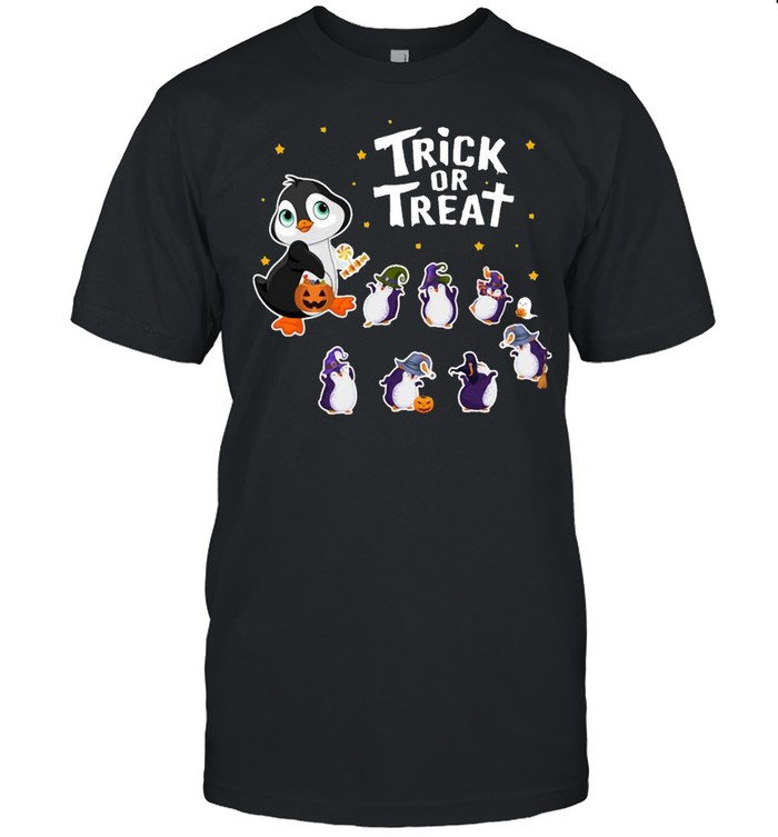Penguins Trick Or Treat Halloween Shirt
