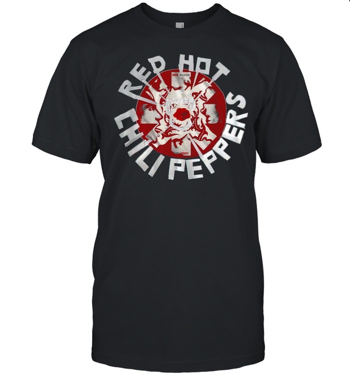 VintageRedHotRockbandChilisPeppersFleaSkull shirt