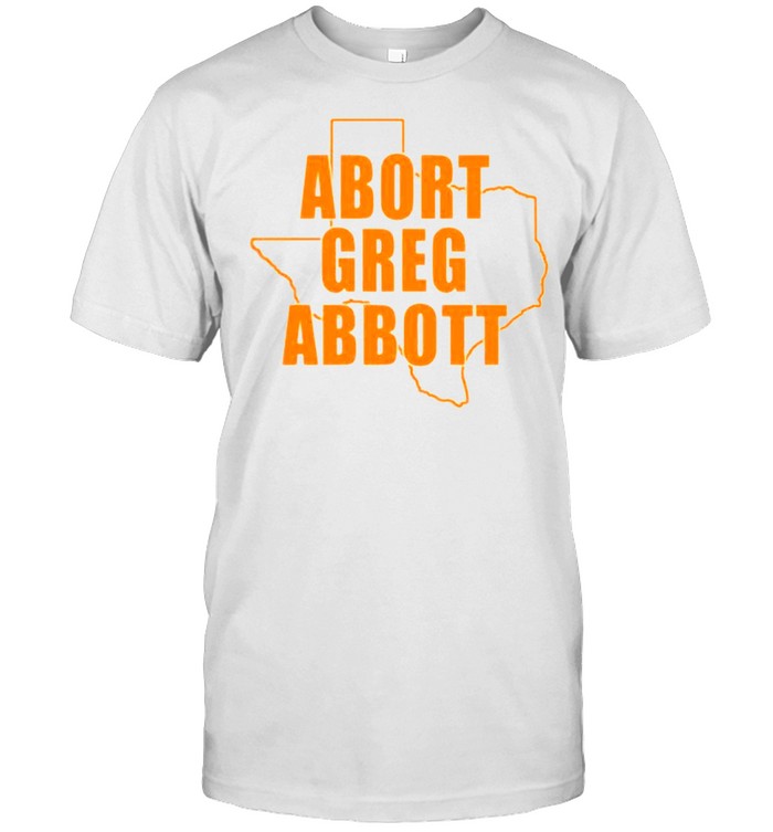 Abort Greg Abbott Texas Map Ceramic Shirt