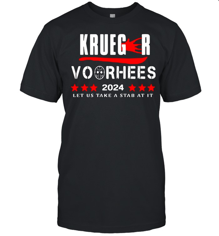 Krueger And Voorhees 2020 Let Us Take A Stab At It T-shirt