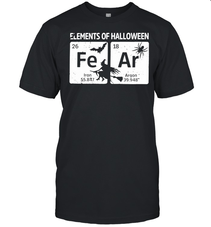 Which element of Halloween Fear shirt