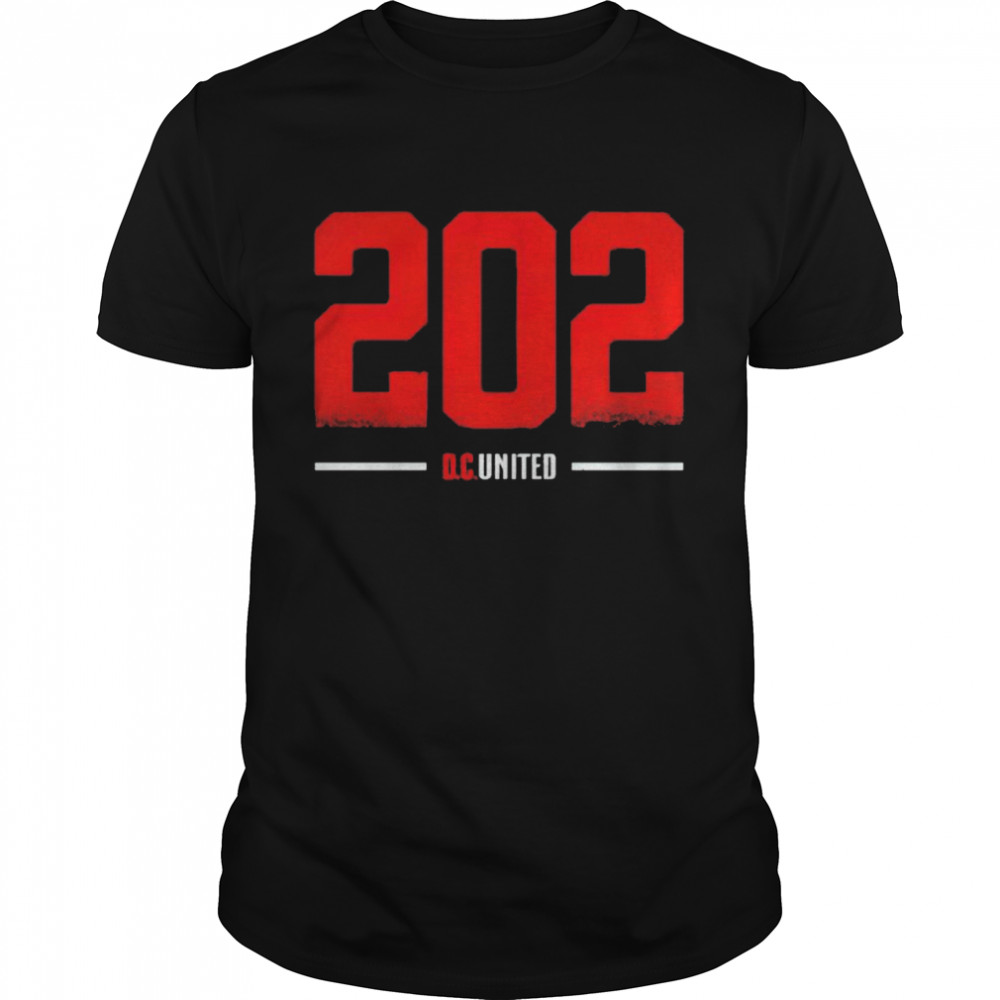 D.C. United 202 Area code shirt