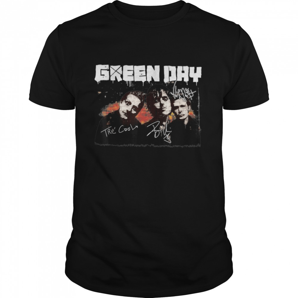 Vintage Greens Days Art Band Music Legend Limited Design shirt
