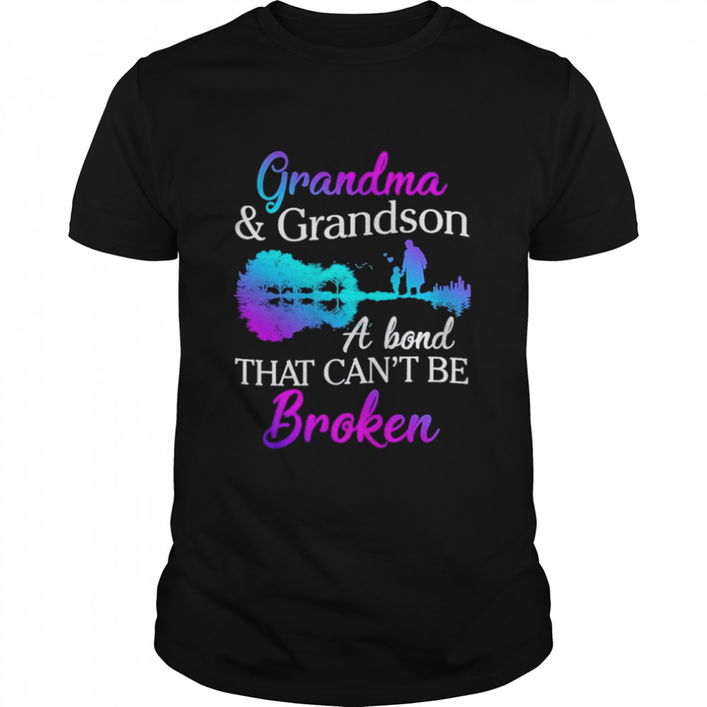 Grandma and grandson a bond that can’t be broken shirt