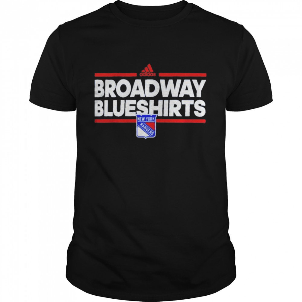 New York Rangers Adidas broadway blue shirt