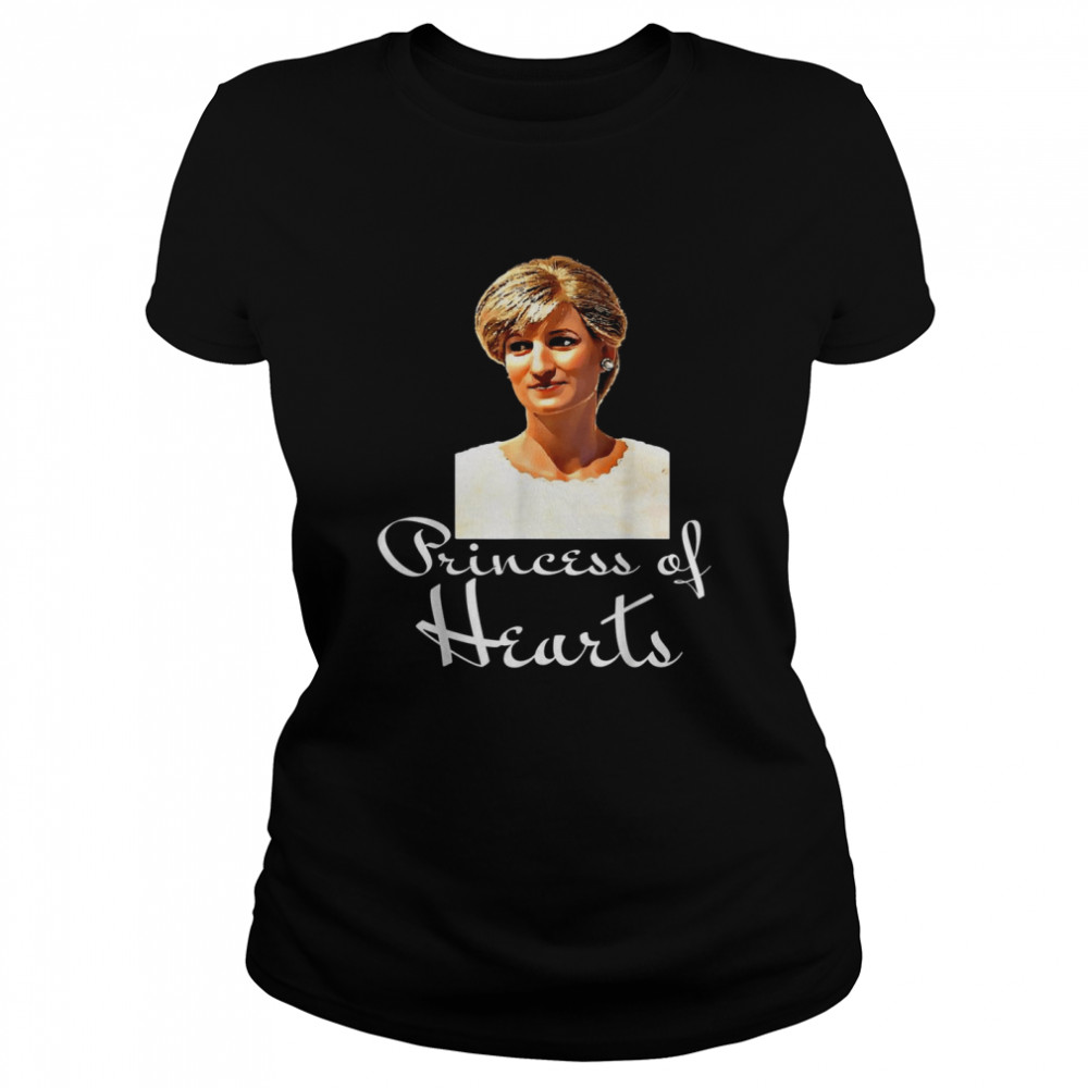 Princess Diana Princess of Hearts Royal Wales shirt Classic Women's T-shirt