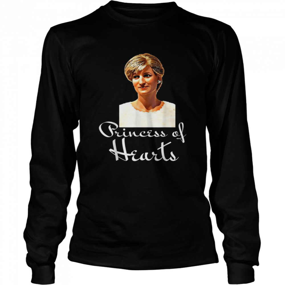 Princess Diana Princess of Hearts Royal Wales shirt Long Sleeved T-shirt