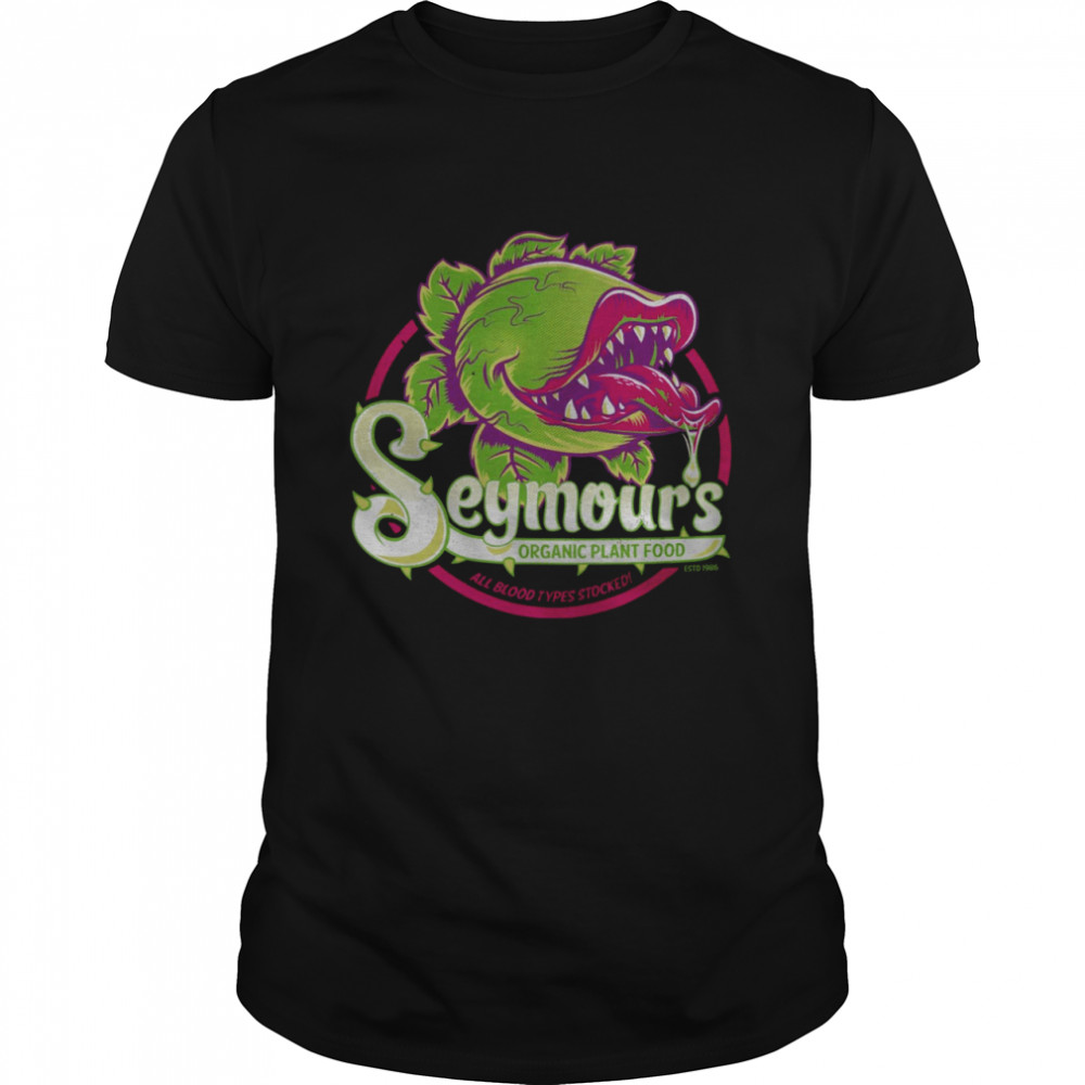 Seymours organic plant food all blood types stocked shirt