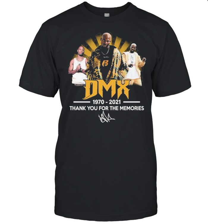 DMX 1970 2021 thank you for the memories signature shirt