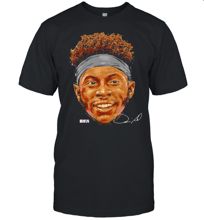 Dyami Brown Portrait Washington Football signature shirt