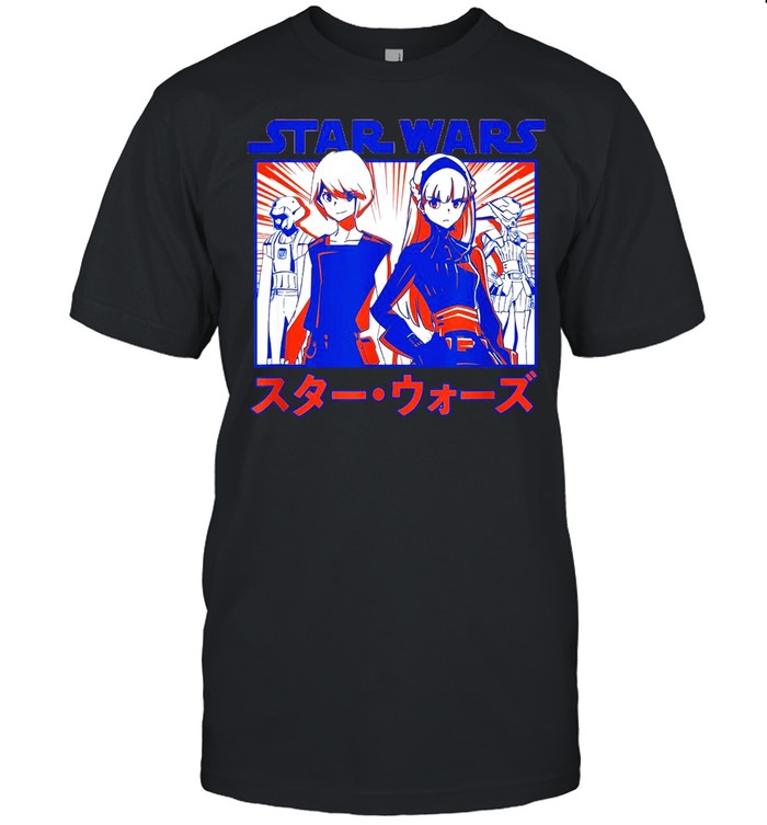 Star Wars Visions Anime Twins T-shirt