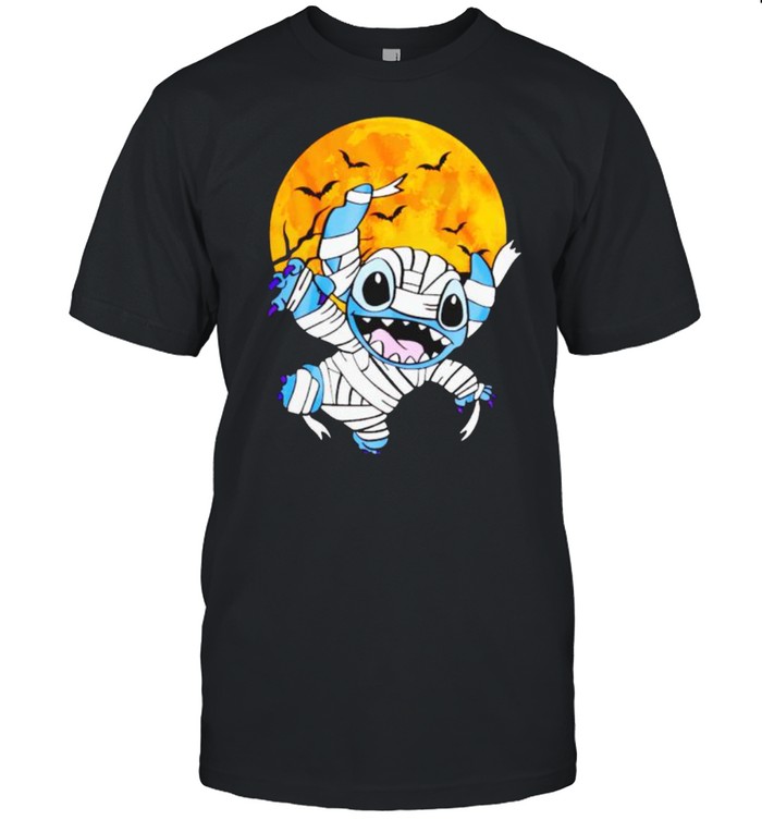 Stitch mummy happy Halloween shirt