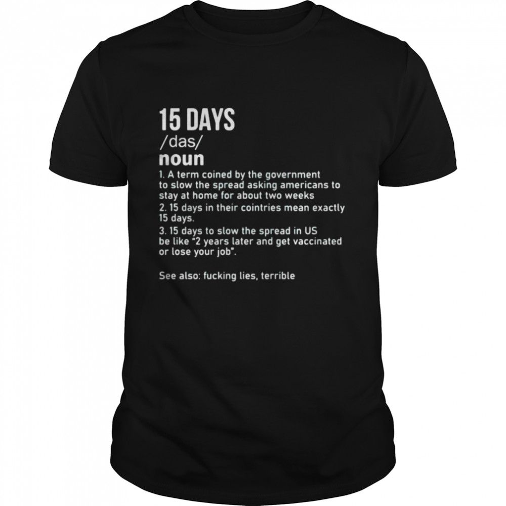 15 definition meaning shirt Classic Men's T-shirt