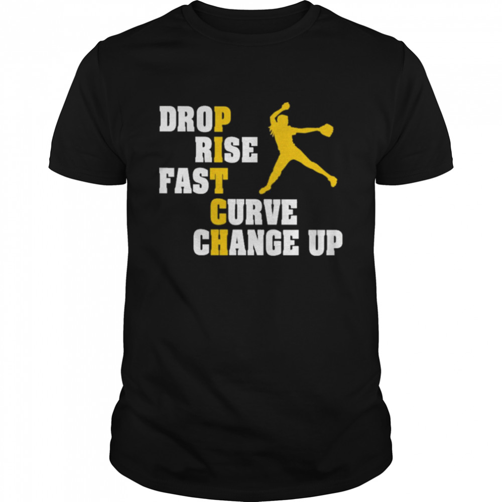 drop Rise Fast Curve Change Up Pitch shirt