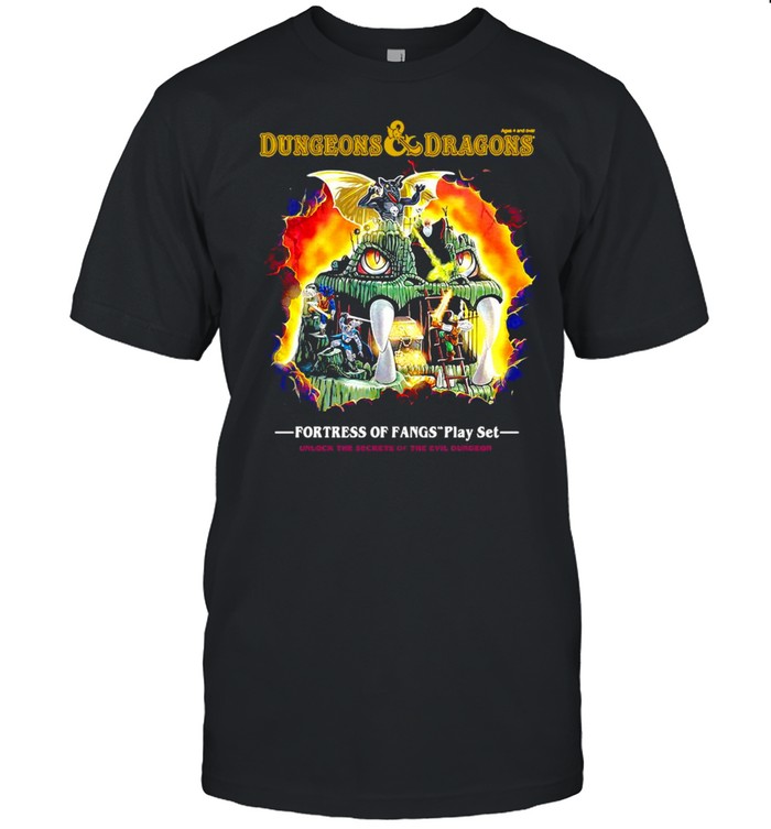 Fortress Of Fangs Dungeons And Dragons T-shirt