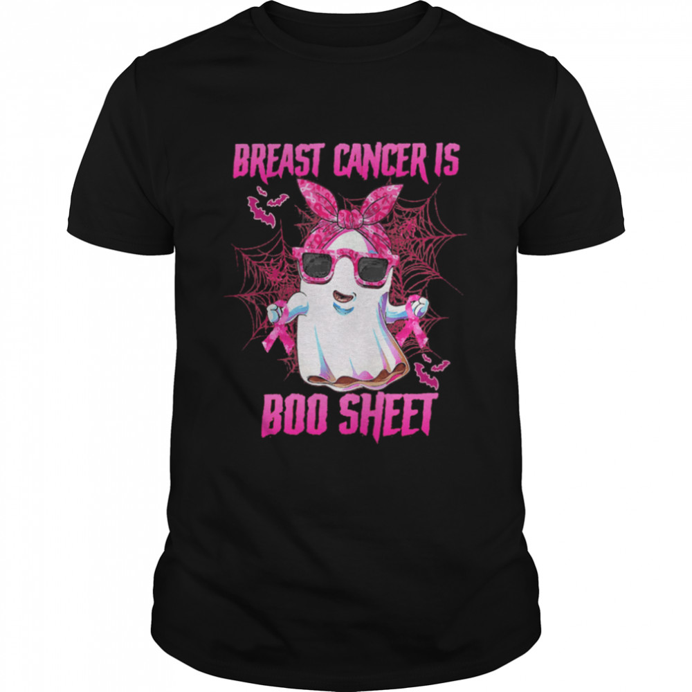 Ghost Breast Cancer Is Boo Sheet shirt