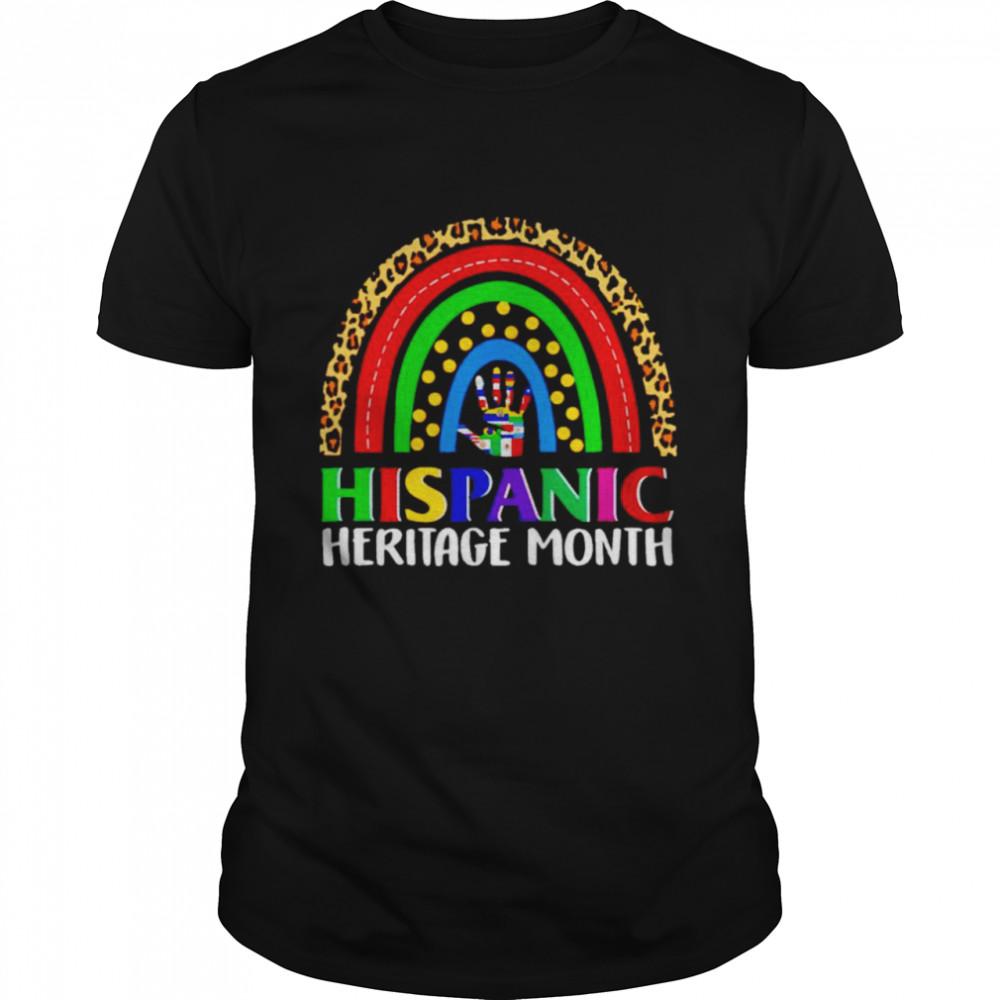 Hispanic Heritage month rainbow shirt