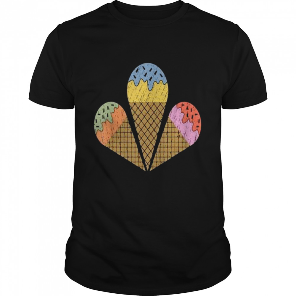 Ice Cream Cone Retro Vintage Summer shirt