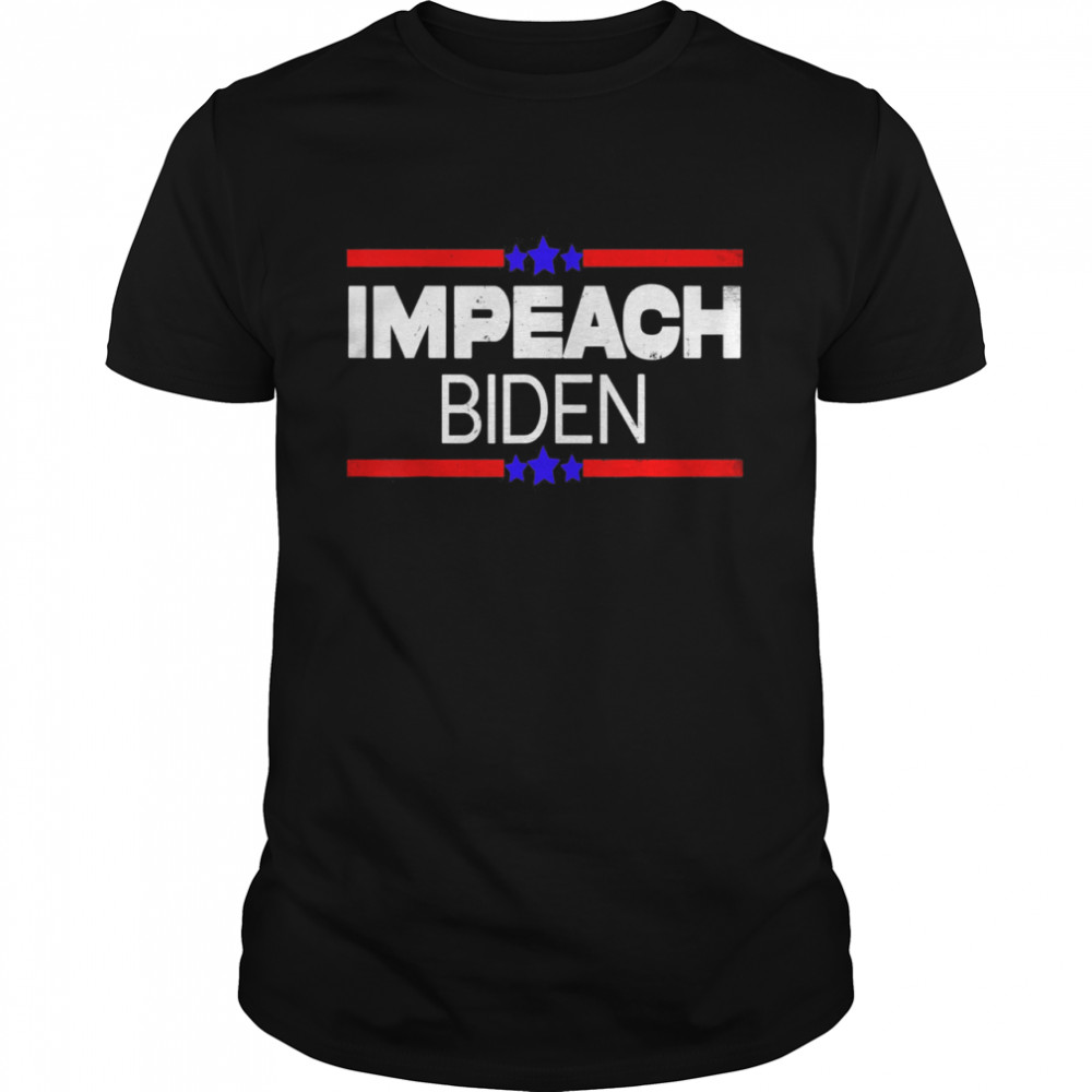 Impeach Joe Biden 46 American Flag Anti Biden Vintage shirt