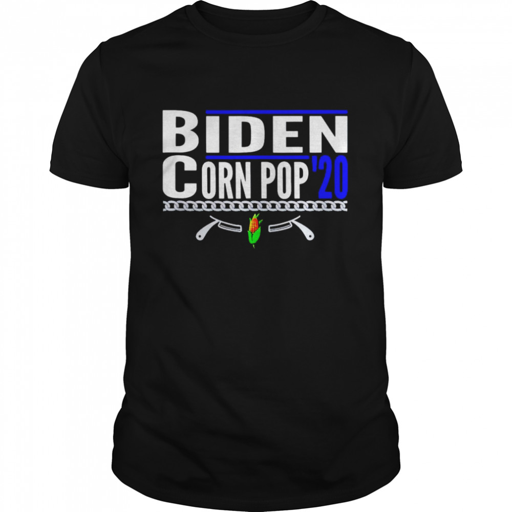 Joe Biden and corn pop for 2020 shirt