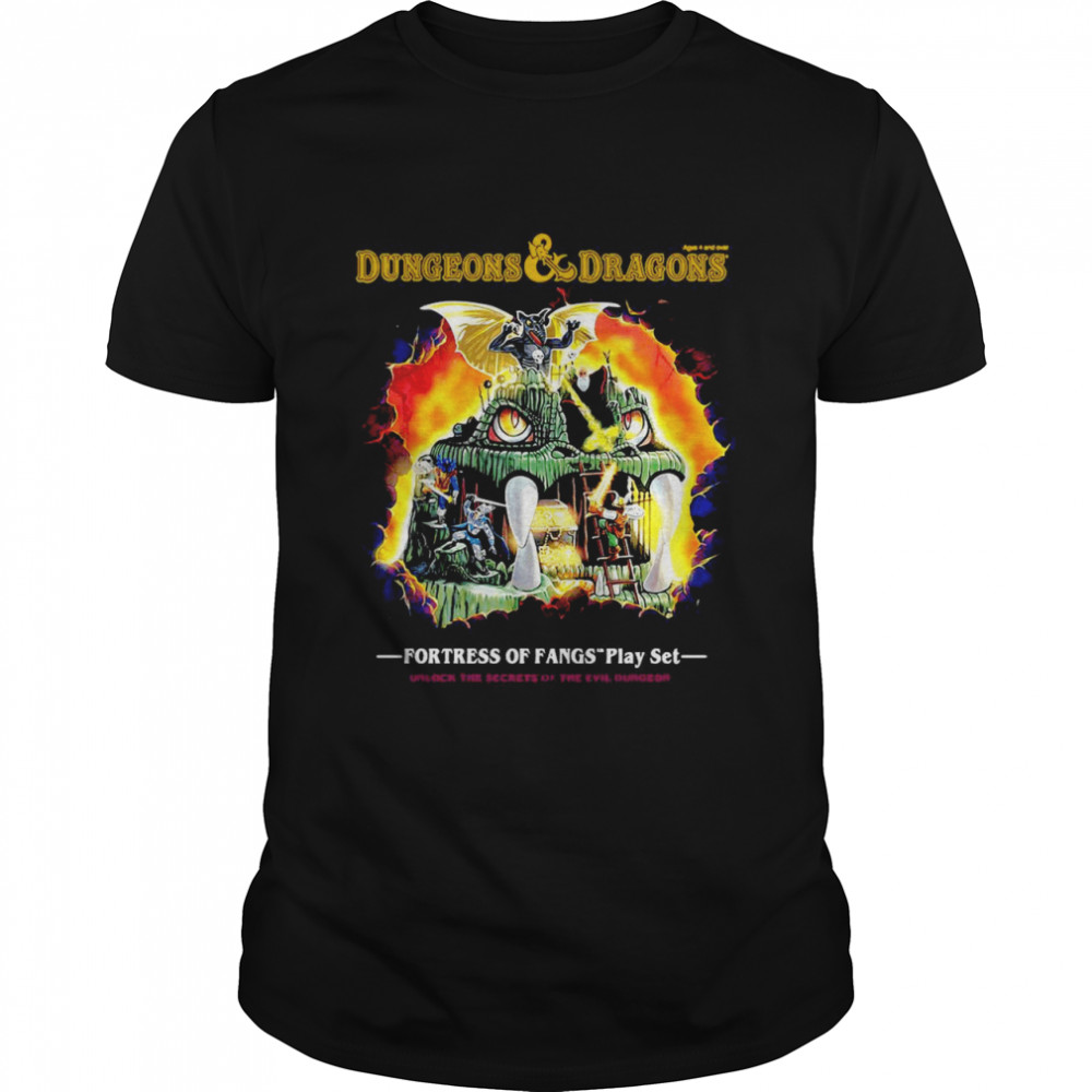 Fortress Of Fangs Dungeons And Dragons T-shirt